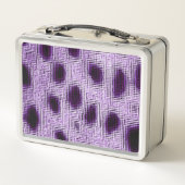 Lunch Box Violet tacheté (Dos)