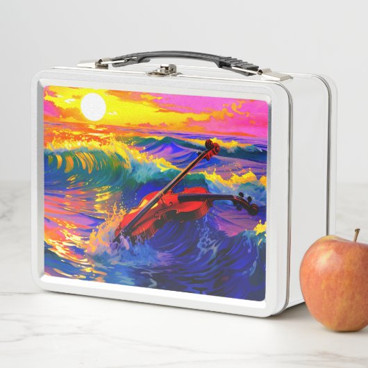 Lunch Box Violon d'art (En situation)