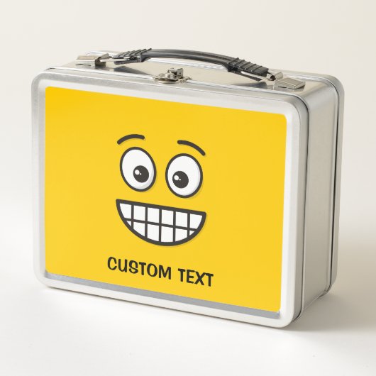 Lunch Box Visage de broyage avec yeux ouverts (Devant)