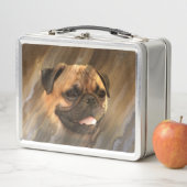 Lunch Box Visage de carlin (En situation)
