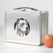 Lunch Box Visage de chien Pitbull (En situation)