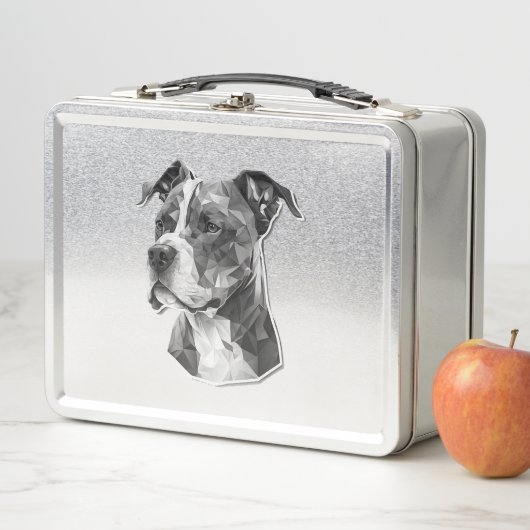 Lunch Box Visage de chien Pitbull (En situation)