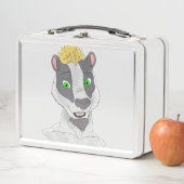Lunch Box Visage du blaireau anthro (En situation)