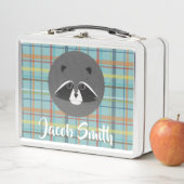 Lunch Box Visage du Raccoon de Woodland (En situation)