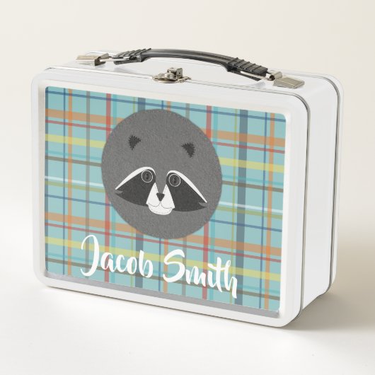 Lunch Box Visage du Raccoon de Woodland (Devant)