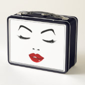 Lunch Box Visage élégant (Dos)