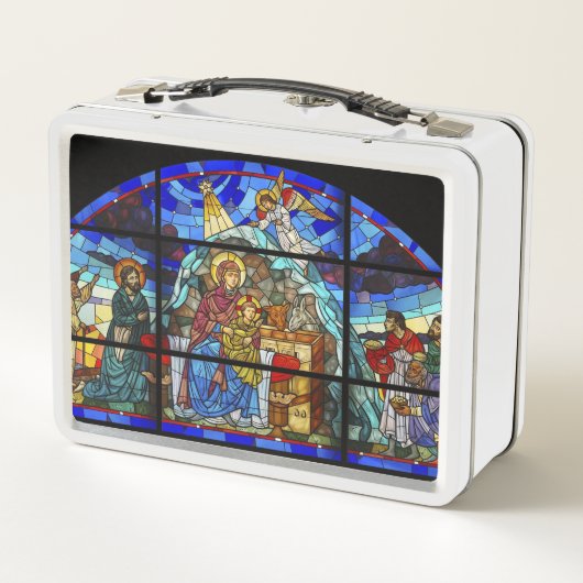 Lunch Box Vitrail Naissance du Christ (Dos)
