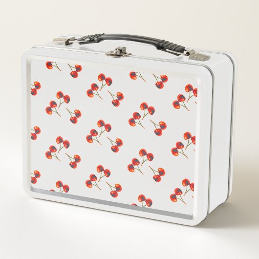 Lunch Box Vivid Motif Red Cherry (Devant)