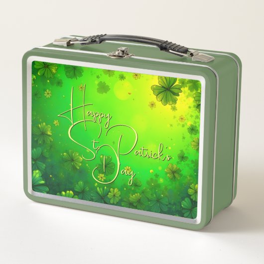 Lunch Box Vœux de joyeuse Saint-Patrick (Devant)