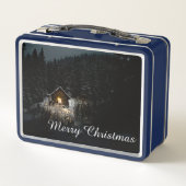 Lunch Box Vœux de Noël avec Maison de Sorcière (Dos)
