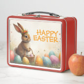 Lunch Box Vœux de printemps du lapin de Pâques (En situation)