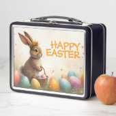 Lunch Box Vœux de printemps du lapin de Pâques (En situation)