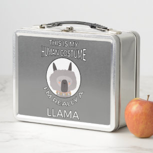 Lunch Box Voici Mon Costume Humain - Llama Edition II