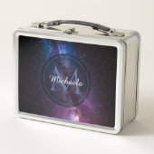 Lunch Box Voie Lactée couleurs vives personnalisable monogra (Devant)
