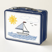 Lunch Box Voilier Voilier Bateaux (Dos)