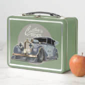 Lunch Box Voiture de course retro sci-fi personnalisée (En situation)