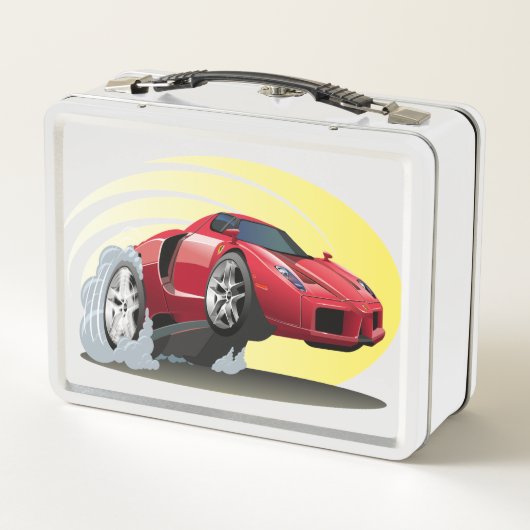 Lunch Box Voiture de dessin (Dos)