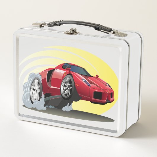 Lunch Box Voiture de dessin (Devant)