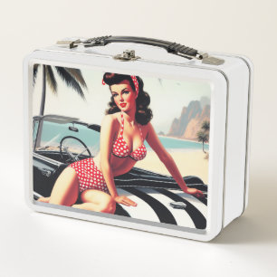 Lunch Box Voiture Vintage Classic Pin Up