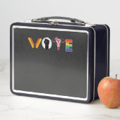 Lunch Box VOTE Books Uterus LGBT Support (En situation)