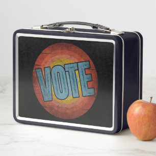 LUNCH BOX VOTE VINTAGE