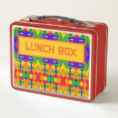 Lunch Box Votre nom Art graphique Vintage inspiré (Dos)