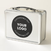 Lunch Box Votre propre logo d'entreprise téléchargé avec tex (Dos)
