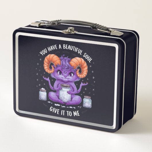 Lunch Box Vous avez une belle âme Satanic Baphomet (Devant)