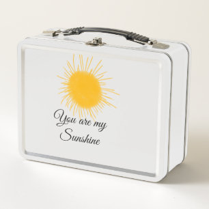 Lunch Box vous êtes mon soleil jaune orange rayons de soleil
