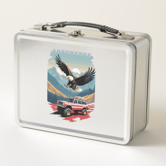 Lunch Box Voyage d'aventure USA (Devant)