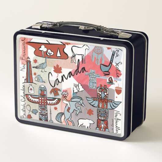 Lunch Box Voyage mondial - Canada (Dos)