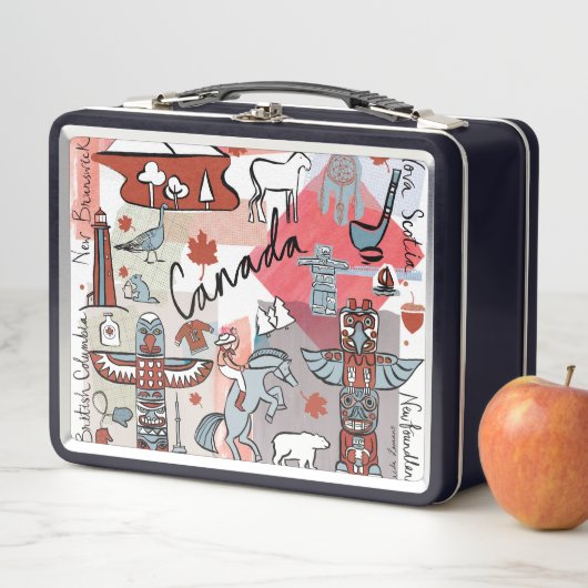 Lunch Box Voyage mondial - Canada (En situation)