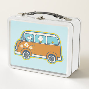 Lunch Box Voyage sur route Peanuts Road Trip Van