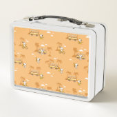 Lunch Box Voyage sur route | Peanuts Snoopy Beach Motif (Dos)