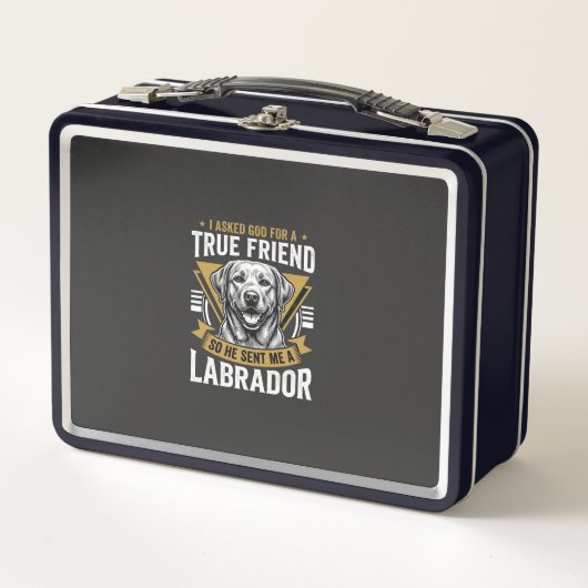 Lunch Box Vrai chien Labrador ami (Devant)