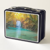 Lunch Box Vue d'automne de la cascade d'Erawan Thaïlande (Dos)