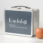 Lunch Box Wanderlust définition blanc gris bleu couleur (En situation)