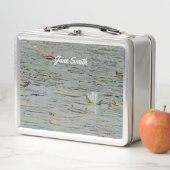Lunch Box Warerlily Pond Lake Flower I Lunette Box (En situation)