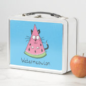 Lunch Box Watermeowlon Watermelon Cat Funny Lunbox (En situation)