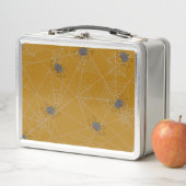 Lunch Box Web et citrouilles d'araignées d'Halloween (En situation)