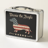 Lunch Box Weenie Le Peuple Dachshund 4 juillet (Dos)