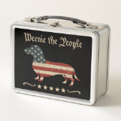 Lunch Box Weenie Le Peuple Dachshund 4 juillet (Devant)