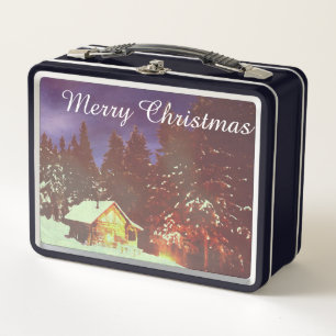 Lunch Box Weihnachtsmotiv Hiver merveilleux