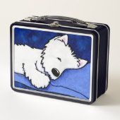 Lunch Box Westie Sleeper KiniArt (Devant)