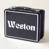 Lunch Box Weston Name Personnalisé (Dos)