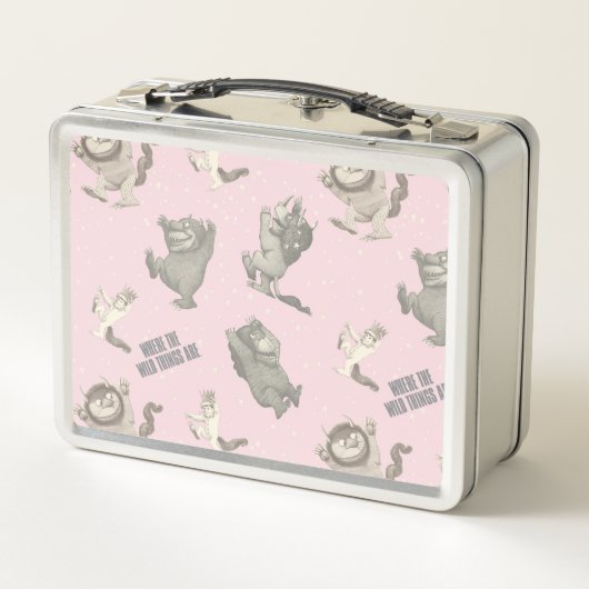 Lunch Box Where the Wild Things Are Pink Star Pattern (Dos)