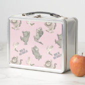 Lunch Box Where the Wild Things Are Pink Star Pattern (En situation)