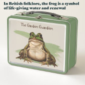 Lunch Box Whimsical Goblincore Frog | Retro Nature Lover