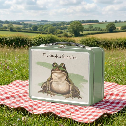 Lunch Box Whimsical Goblincore Frog | Retro Nature Lover