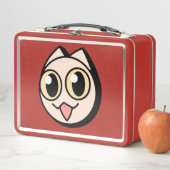 Lunch Box White Cartoon Cat (En situation)